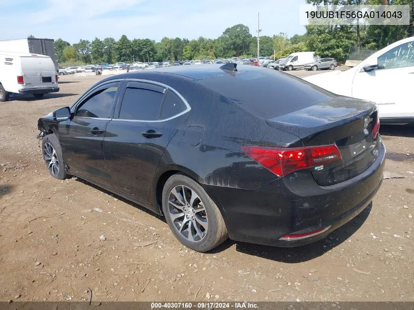 19UUB1F56GA014043 2016 Acura Tlx Tech