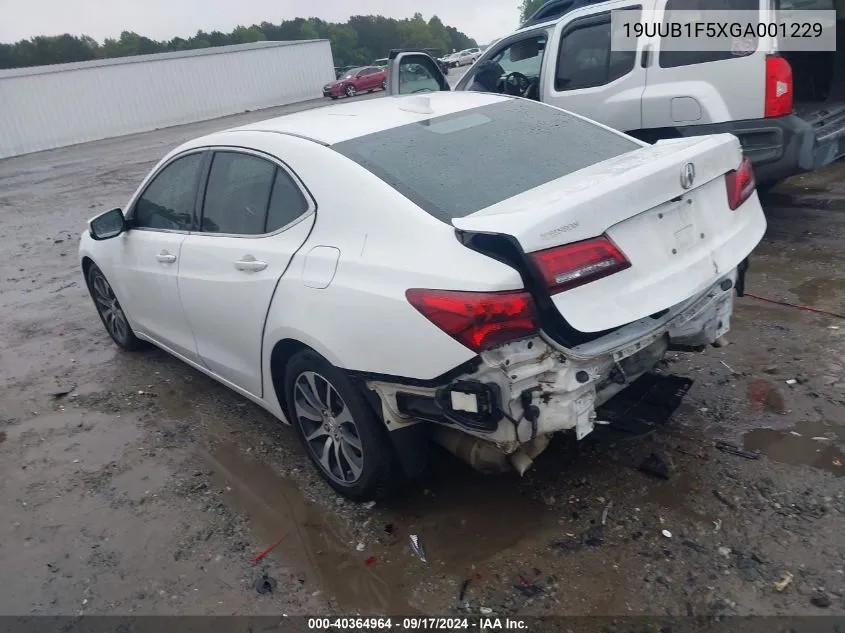 19UUB1F5XGA001229 2016 Acura Tlx Tech