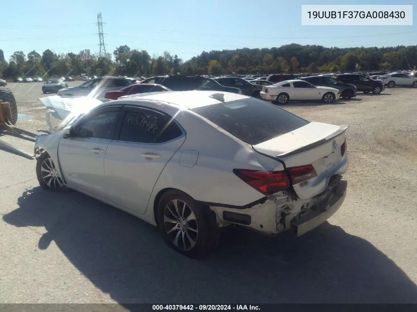 19UUB1F37GA008430 2016 Acura Tlx