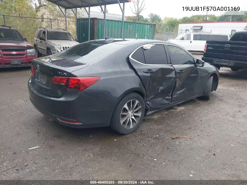 19UUB1F57GA001169 2016 Acura Tlx Tech