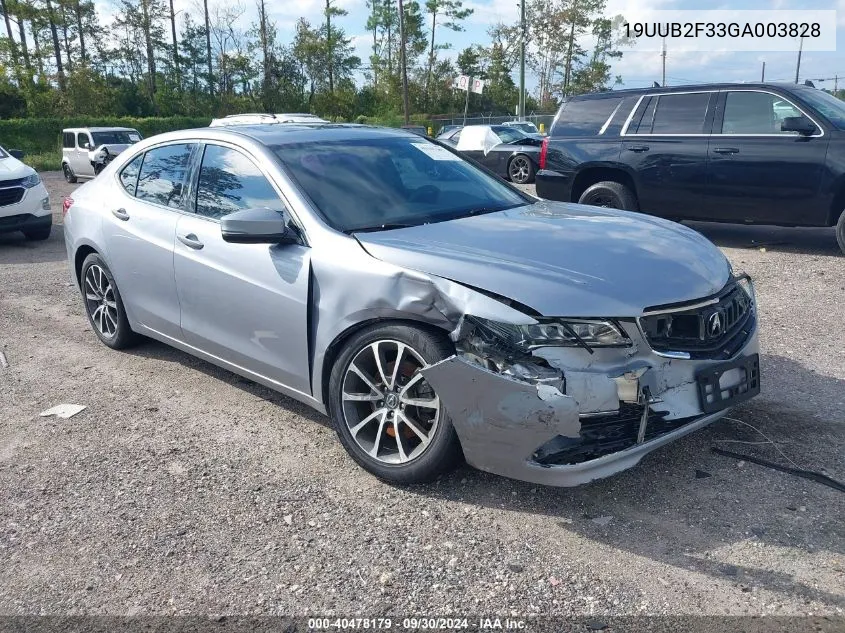 19UUB2F33GA003828 2016 Acura Tlx V6