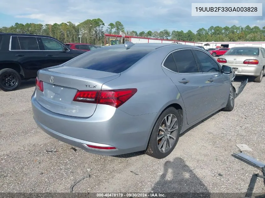 19UUB2F33GA003828 2016 Acura Tlx V6