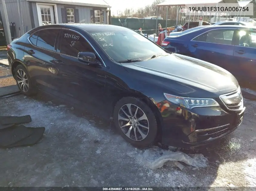 19UUB1F31GA006754 2016 Acura Tlx