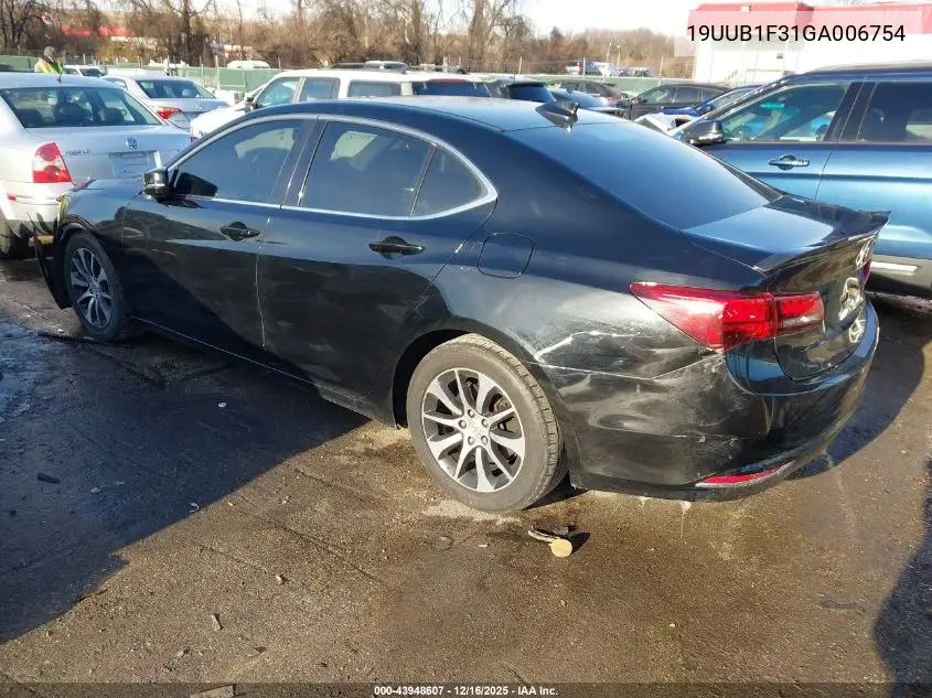 19UUB1F31GA006754 2016 Acura Tlx