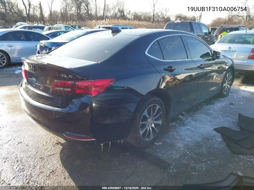 19UUB1F31GA006754 2016 Acura Tlx