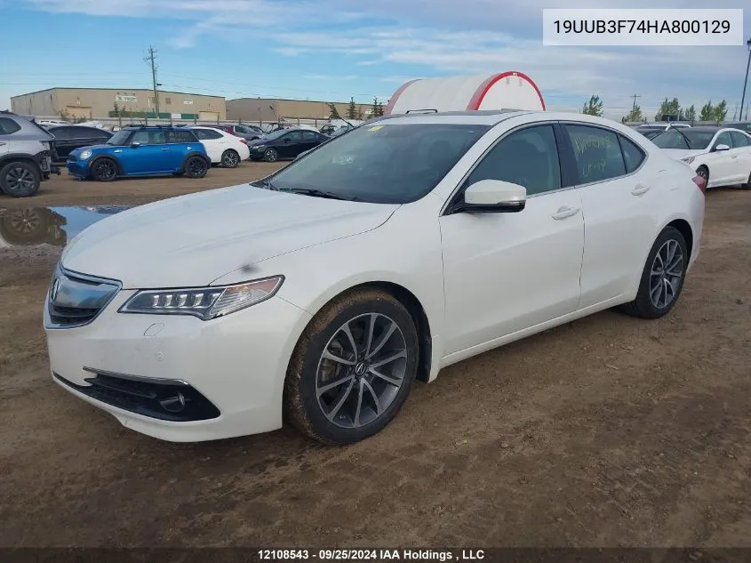 19UUB3F74HA800129 2017 Acura Tlx