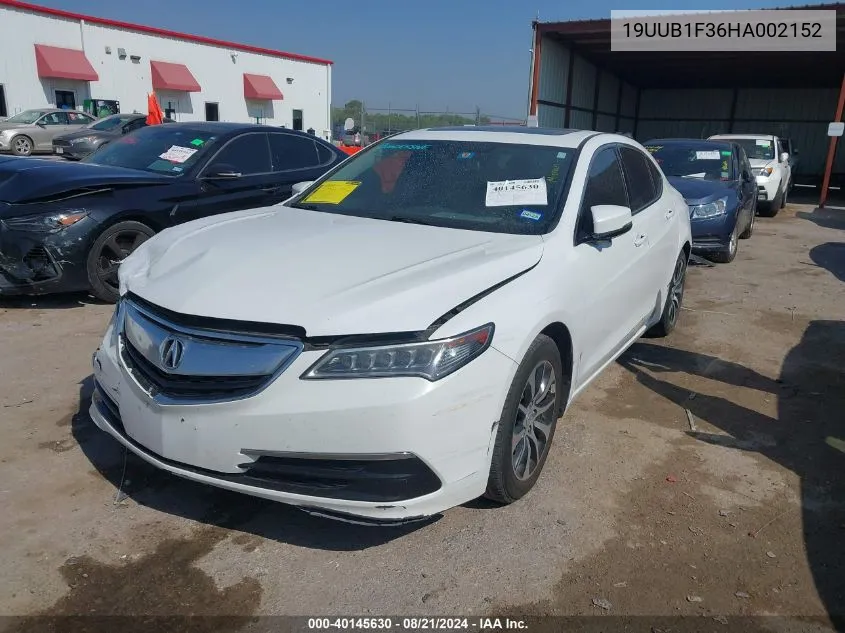 19UUB1F36HA002152 2017 Acura Tlx