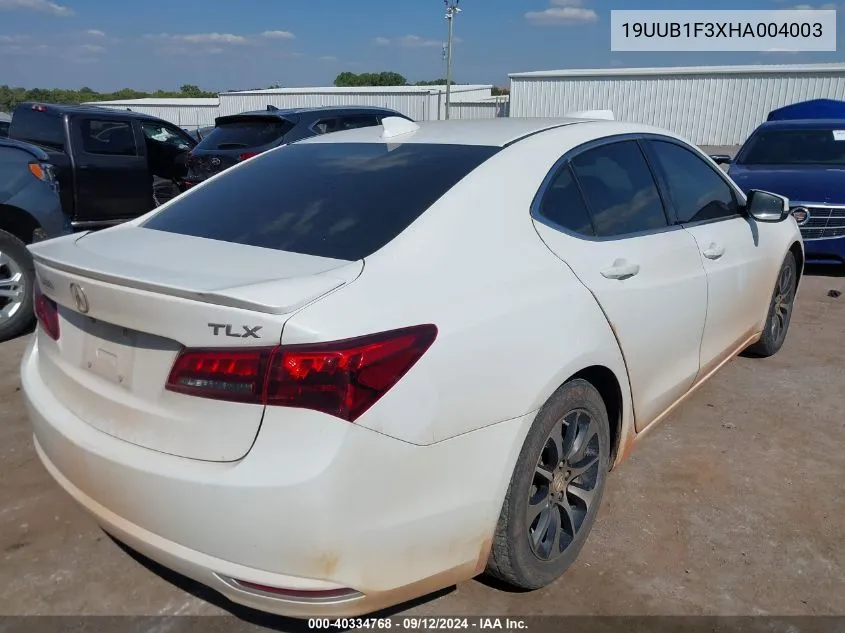 19UUB1F3XHA004003 2017 Acura Tlx