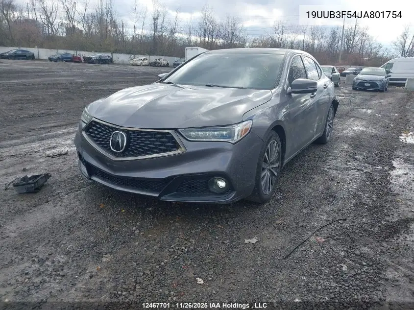 19UUB3F54JA801754 2018 Acura Tlx
