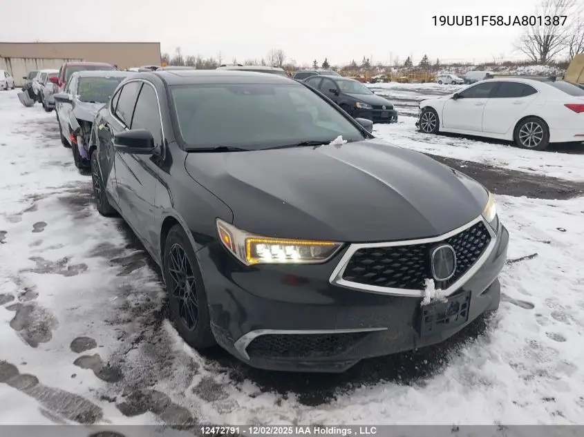19UUB1F58JA801387 2018 Acura Tlx Tech
