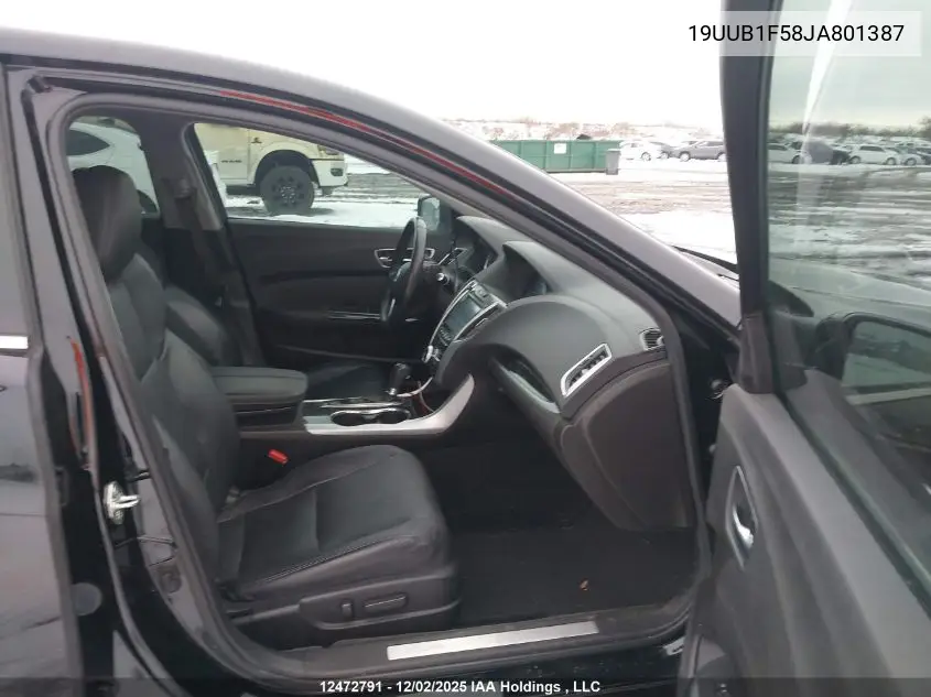 19UUB1F58JA801387 2018 Acura Tlx Tech