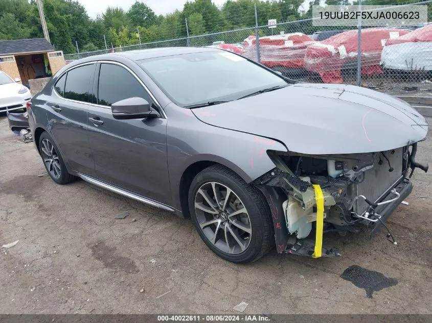 19UUB2F5XJA006623 2018 Acura Tlx Tech Pkg