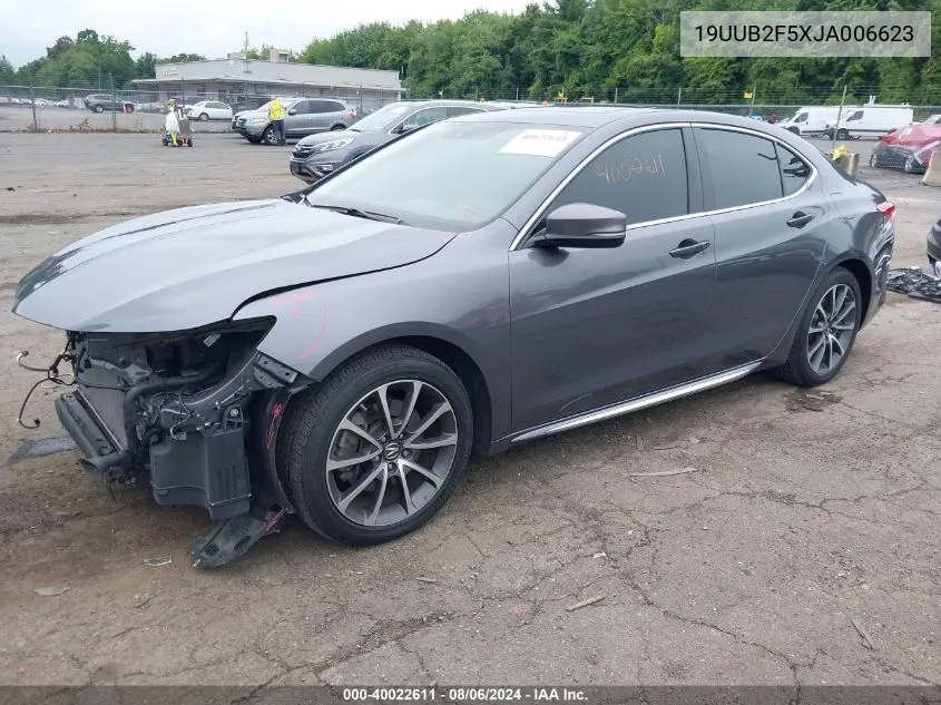 19UUB2F5XJA006623 2018 Acura Tlx Tech Pkg