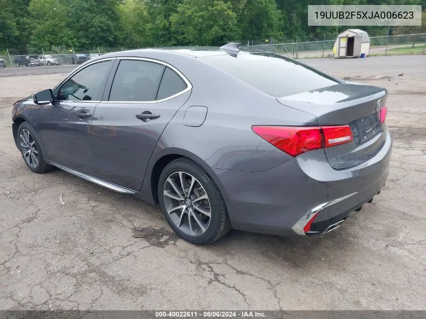 19UUB2F5XJA006623 2018 Acura Tlx Tech Pkg