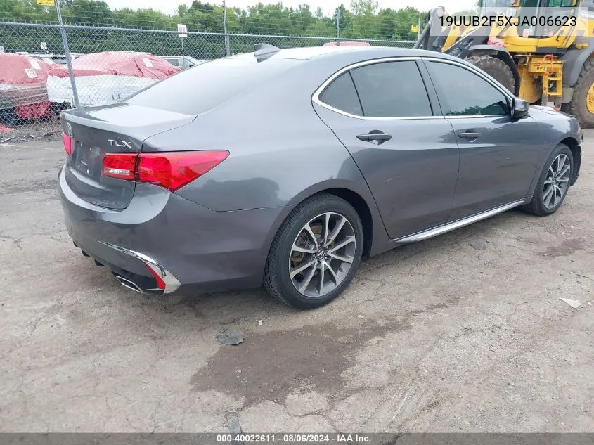 19UUB2F5XJA006623 2018 Acura Tlx Tech Pkg