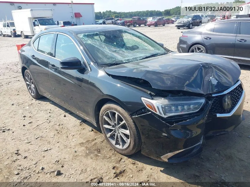 19UUB1F32JA009170 2018 Acura Tlx