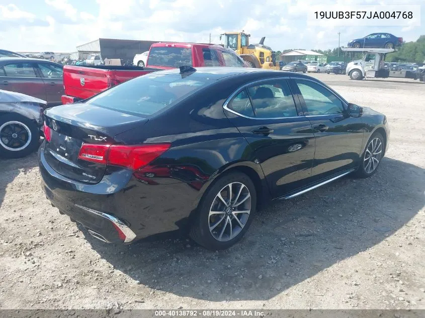 19UUB3F57JA004768 2018 Acura Tlx Tech Pkg