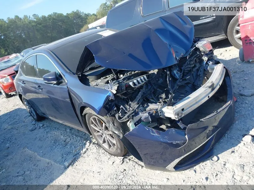 19UUB1F37JA001310 2018 Acura Tlx