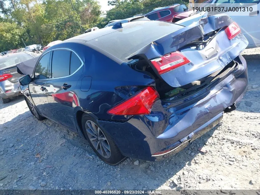 19UUB1F37JA001310 2018 Acura Tlx