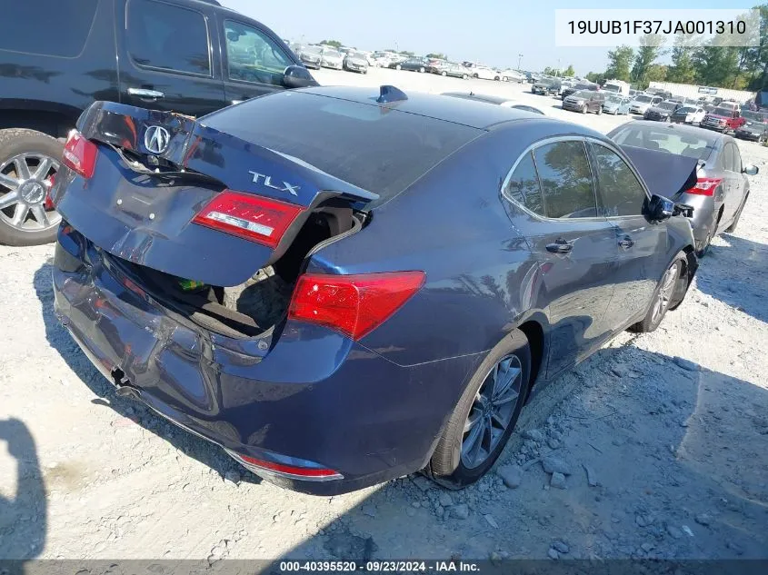 19UUB1F37JA001310 2018 Acura Tlx