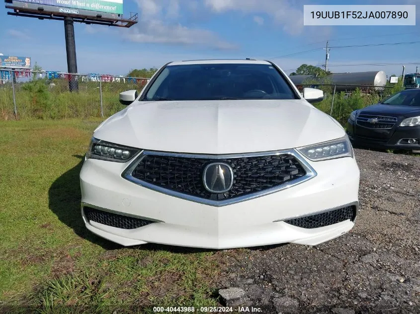 19UUB1F52JA007890 2018 Acura Tlx Tech Pkg