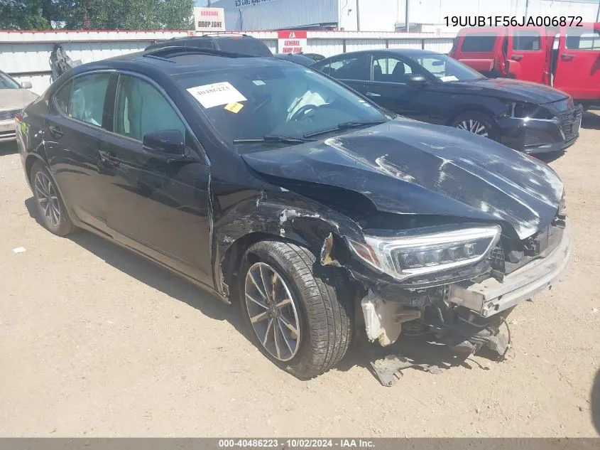 19UUB1F56JA006872 2018 Acura Tlx Tech Pkg