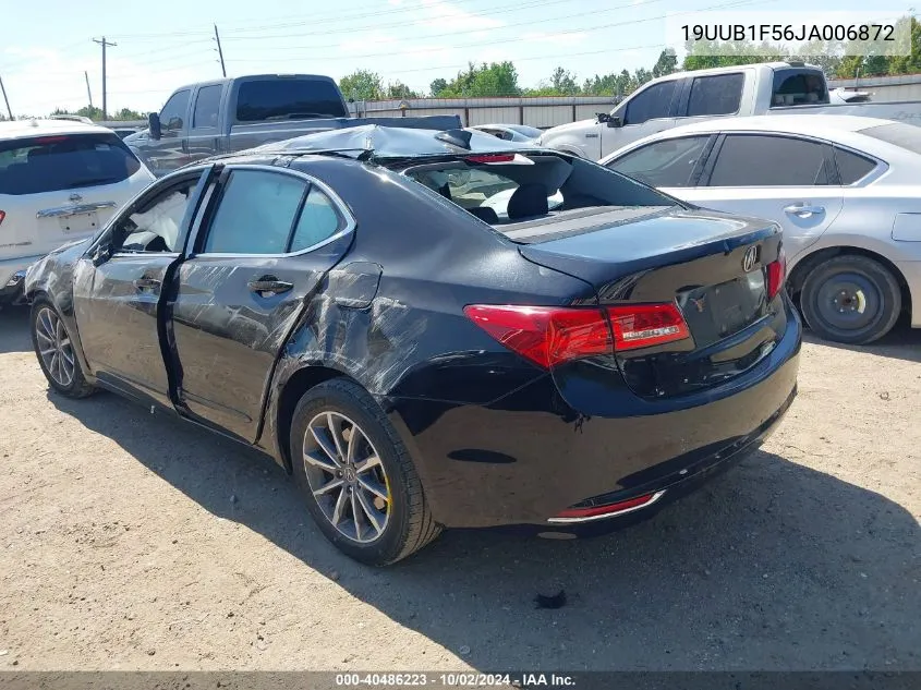 19UUB1F56JA006872 2018 Acura Tlx Tech Pkg