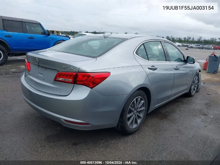 19UUB1F55JA003154 2018 Acura Tlx Tech Pkg