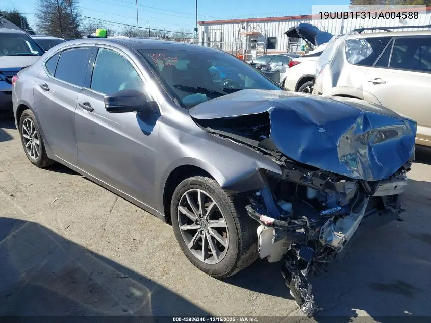 19UUB1F31JA004588 2018 Acura Tlx