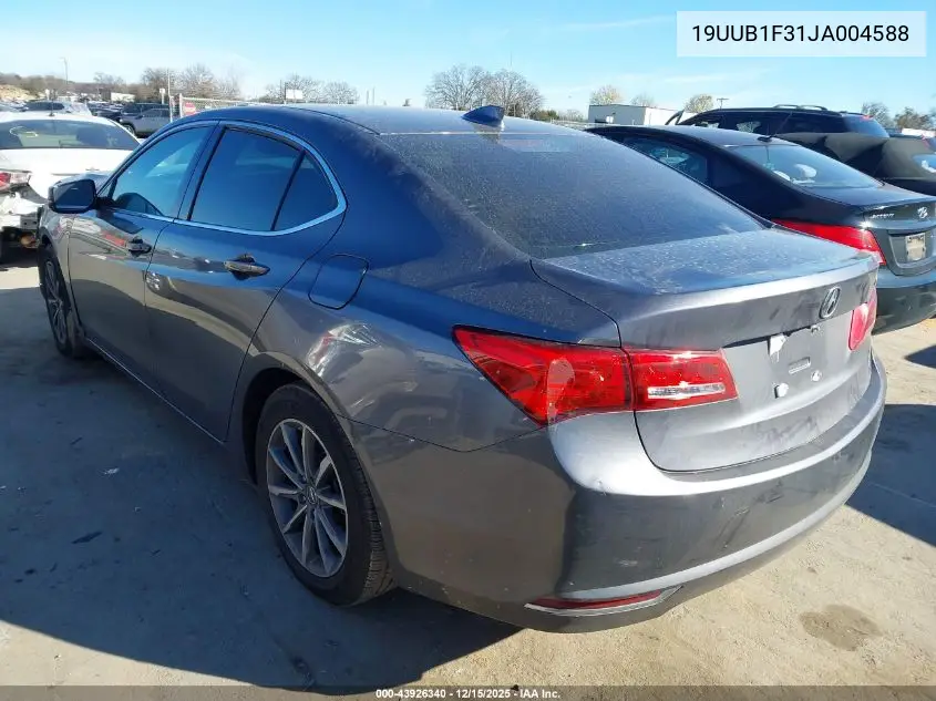 19UUB1F31JA004588 2018 Acura Tlx