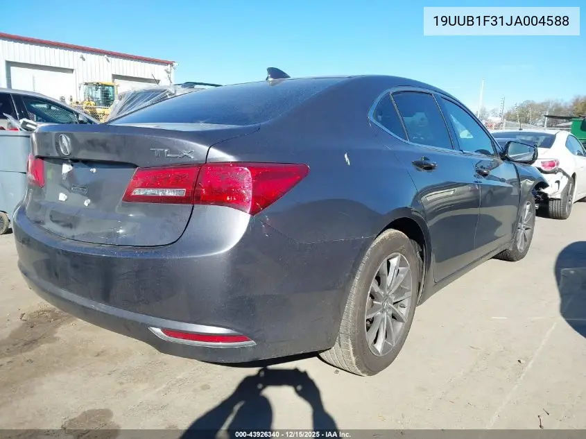 19UUB1F31JA004588 2018 Acura Tlx