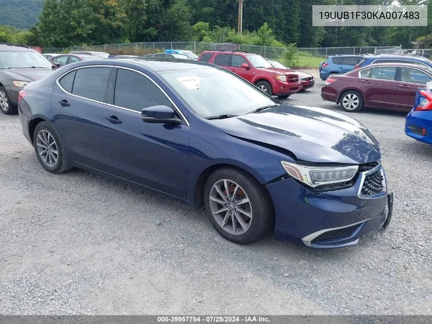 19UUB1F30KA007483 2019 Acura Tlx Standard