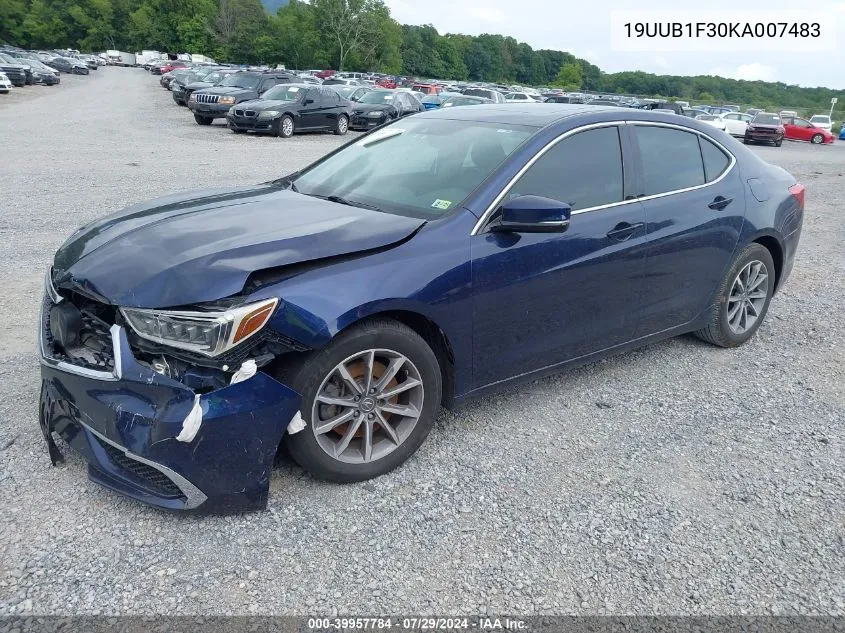 19UUB1F30KA007483 2019 Acura Tlx Standard