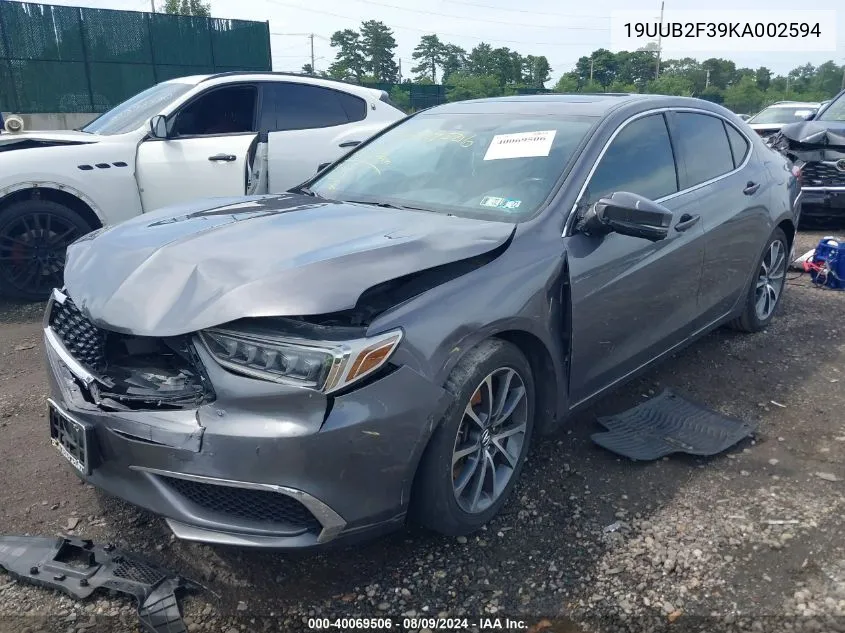 19UUB2F39KA002594 2019 Acura Tlx Standard