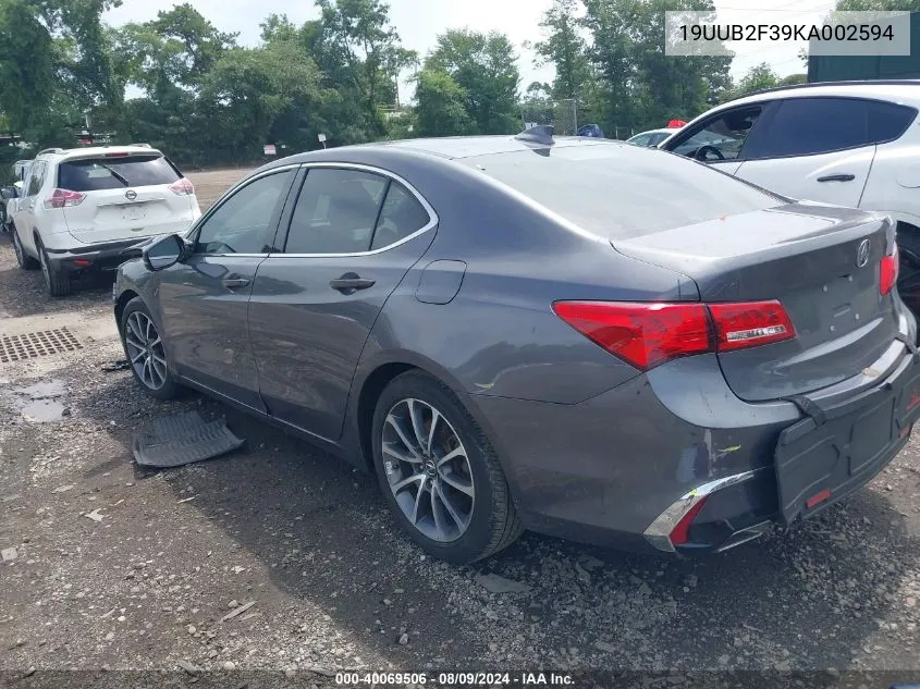 19UUB2F39KA002594 2019 Acura Tlx Standard