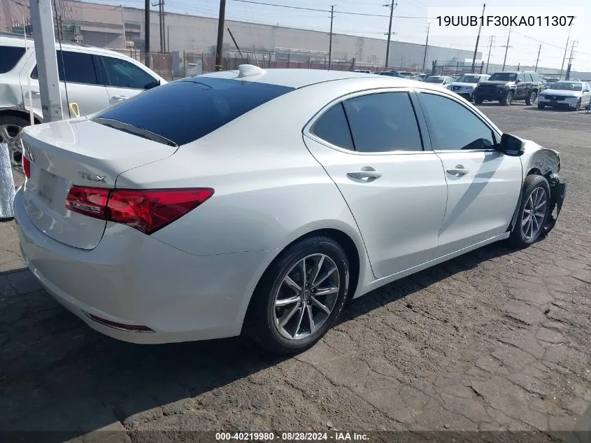 19UUB1F30KA011307 2019 Acura Tlx Standard