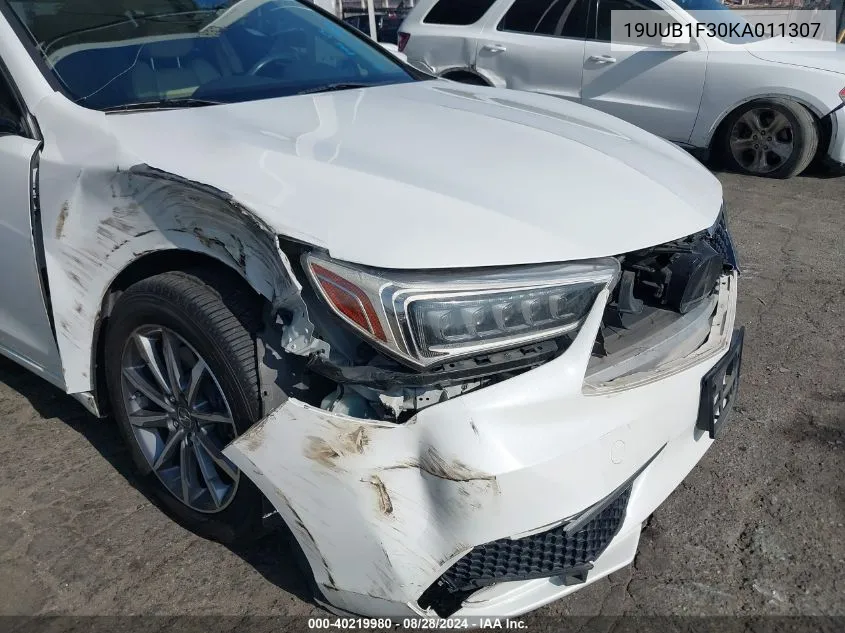 19UUB1F30KA011307 2019 Acura Tlx Standard