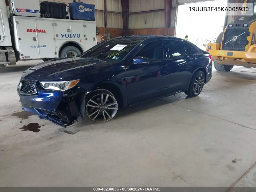 19UUB3F45KA005930 2019 Acura Tlx Tech Pkg