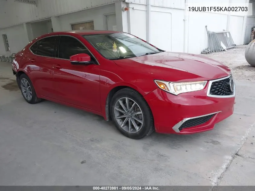 19UUB1F55KA002703 2019 Acura Tlx Tech Pkg