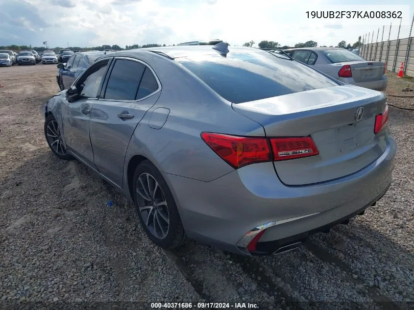 19UUB2F37KA008362 2019 Acura Tlx Standard