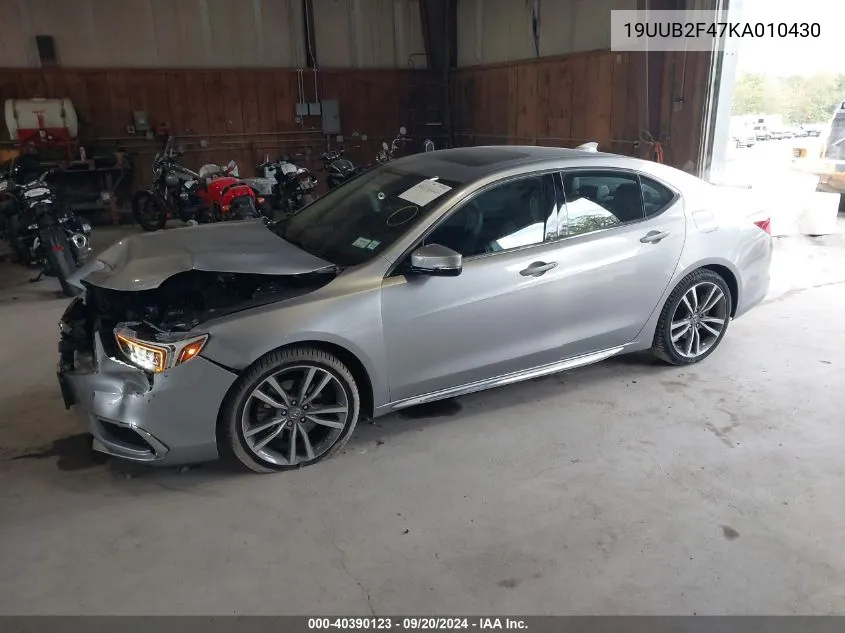 19UUB2F47KA010430 2019 Acura Tlx Tech Pkg