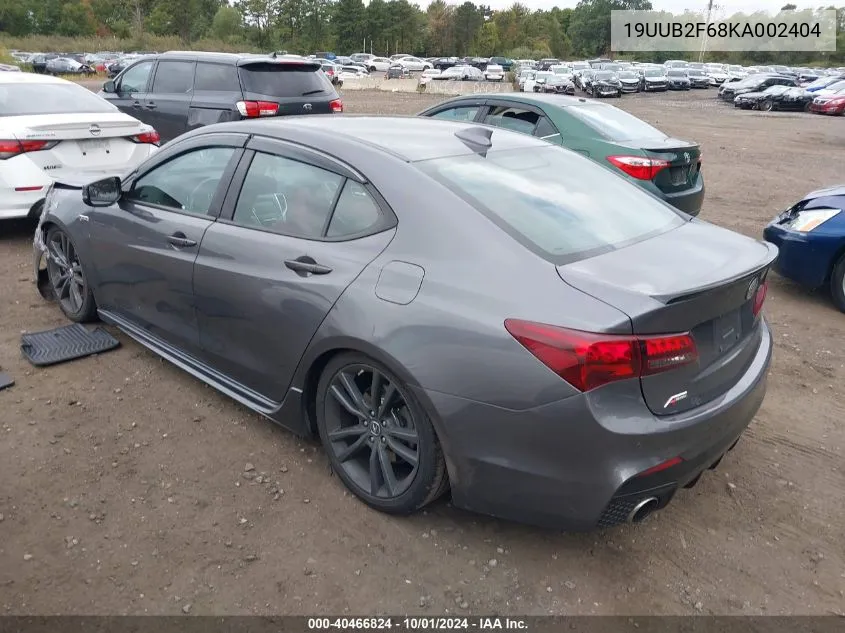 19UUB2F68KA002404 2019 Acura Tlx Technology/A-Spec