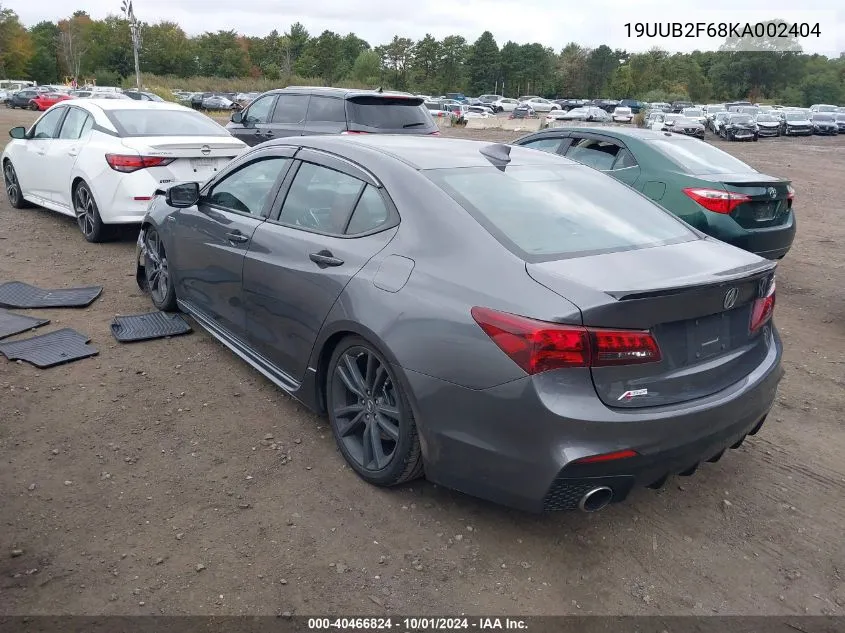 19UUB2F68KA002404 2019 Acura Tlx Technology/A-Spec