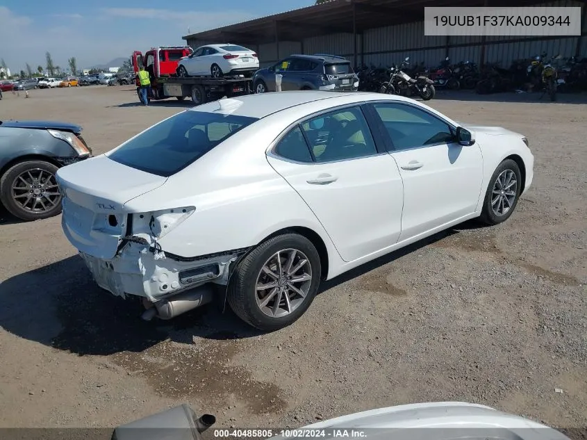 19UUB1F37KA009344 2019 Acura Tlx Standard