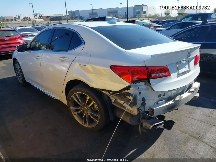19UUB2F83KA009732 2019 Acura Tlx Advance Pkg