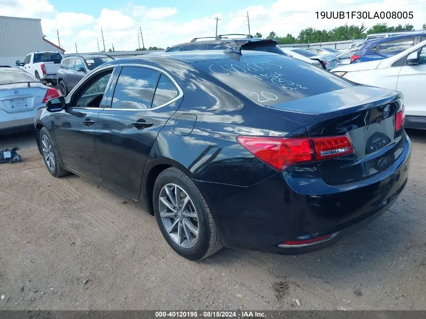 19UUB1F30LA008005 2020 Acura Tlx Standard