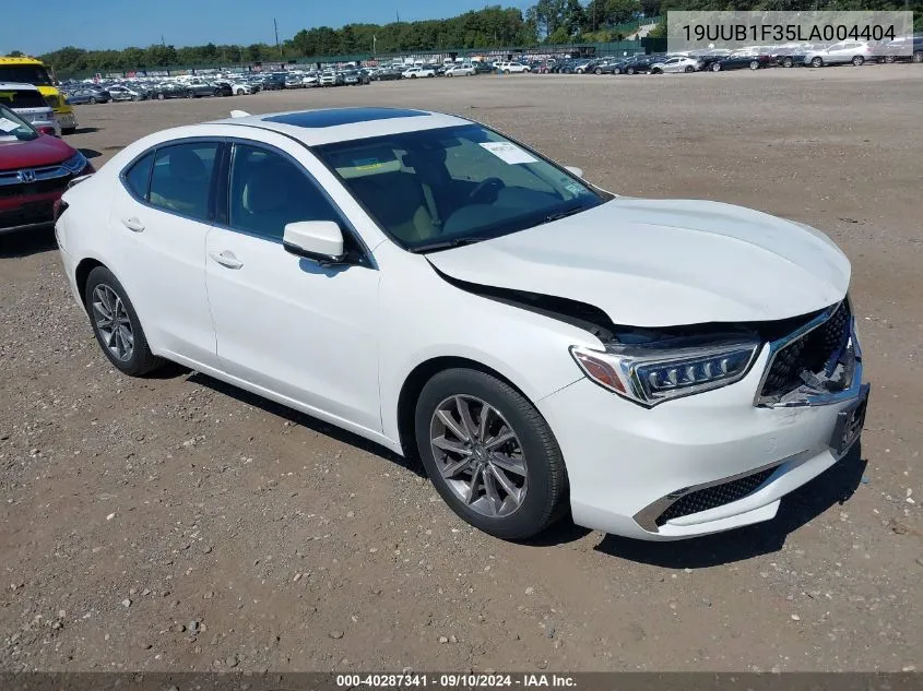 19UUB1F35LA004404 2020 Acura Tlx Standard