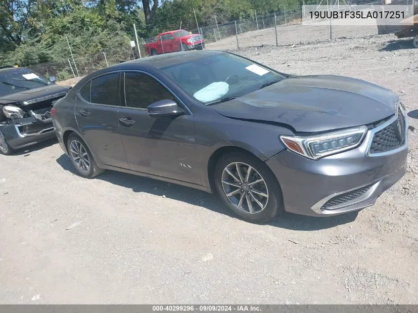 19UUB1F35LA017251 2020 Acura Tlx Standard