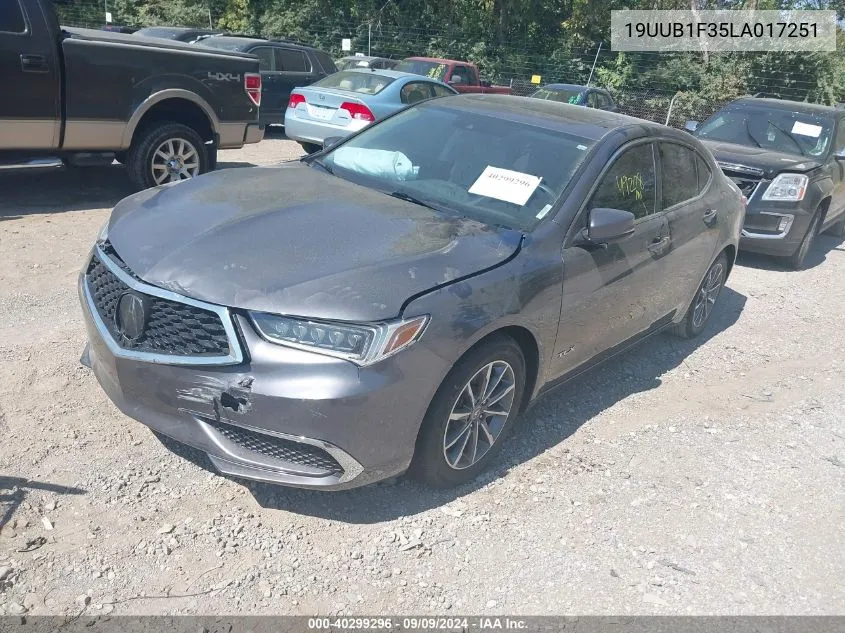 19UUB1F35LA017251 2020 Acura Tlx Standard