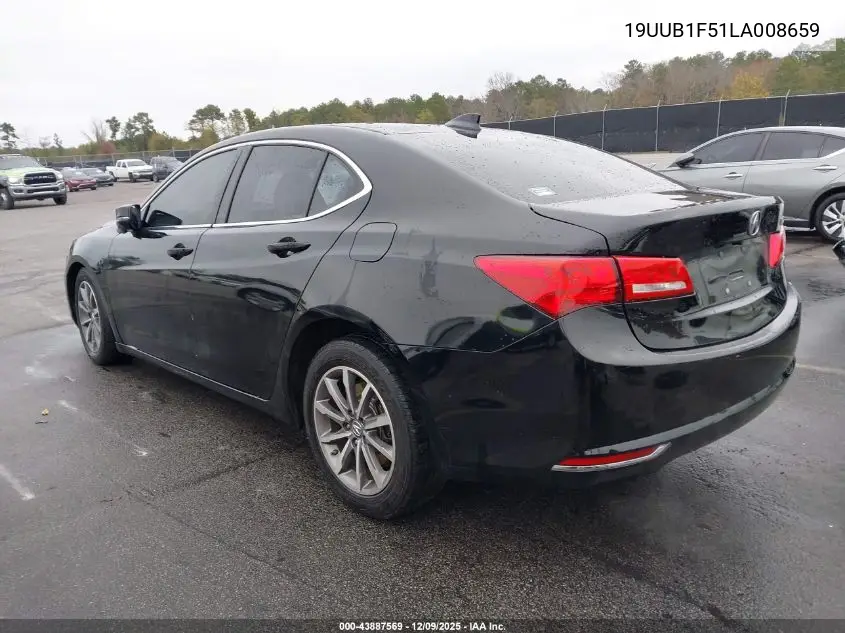 19UUB1F51LA008659 2020 Acura Tlx Tech Package